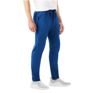 Members Mark Mens Pants Size XXL Blue Glory Tech Fleece Relaxed Pockets 32 Ins